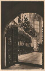 Westminster Abbey, Entrance to Henry VII Chapel Postcard