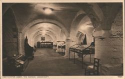 Westminster Abbey, The Norman Undercroft Postcard