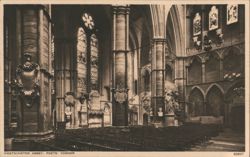 Westminster Abbey, Poets' Corner Postcard