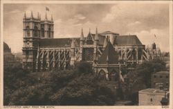 Westminster Abbey from the South Postcard