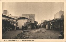 Casablanca Le Marché de Derb Jdia Postcard