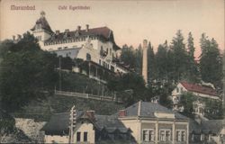 Marienbad, Café Egerländer Postcard