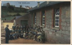 The Scholars, Irish Country Life Series Postcard