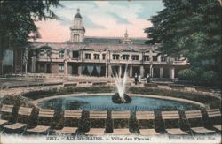 Villa des Fleurs, Aix-les-Bains Postcard