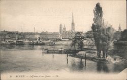 Rouen, La Seine et les Quais Postcard