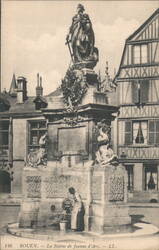 Statue de Jeanne d'Arc, Rouen Postcard