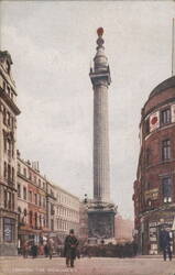 London The Monument Postcard