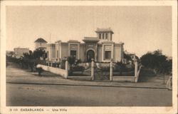 Casablanca Villa Postcard
