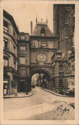 La Grosse Horloge, L'Arcade, Rouen Postcard