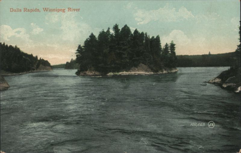 Dalls Rapids, Winnipeg River MB Canada Manitoba