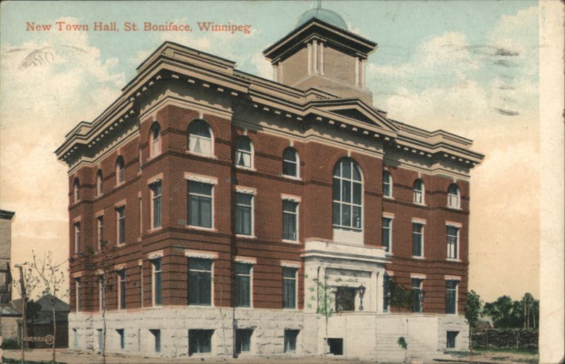 New Town Hall, St. Boniface, Winnipeg MB Canada Manitoba