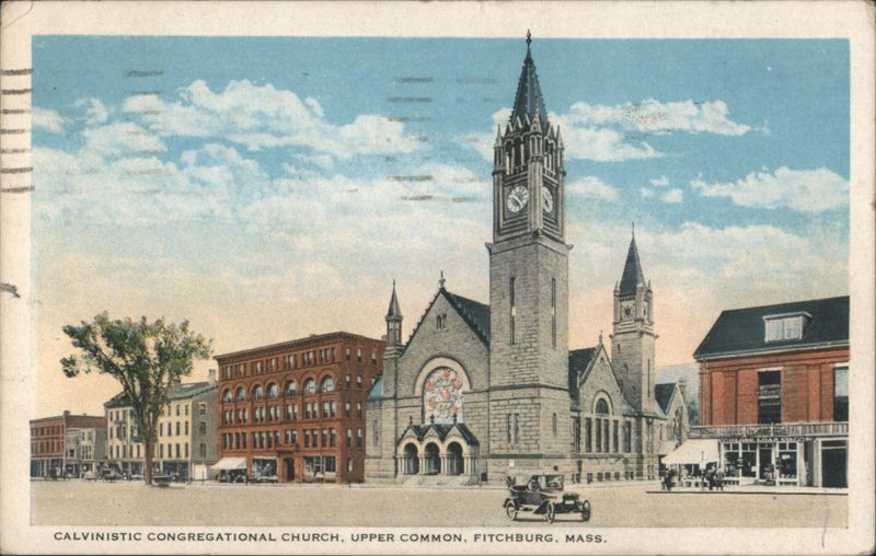 Calvinistic Congregational Church, Upper Common Fitchburg Massachusetts