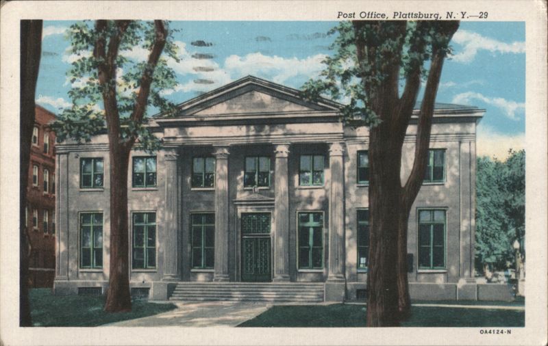 Post Office, Plattsburg, N. Y. Plattsburgh New York
