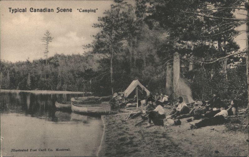 Typical Canadian Scene 'Camping' Canada Misc. Canada