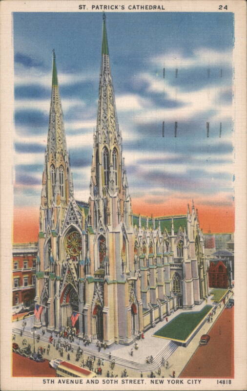 St. Patrick's Cathedral, 5th Avenue & 50th Street New York