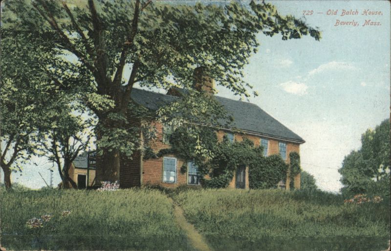 Old Balch House, Beverly, Mass. Massachusetts