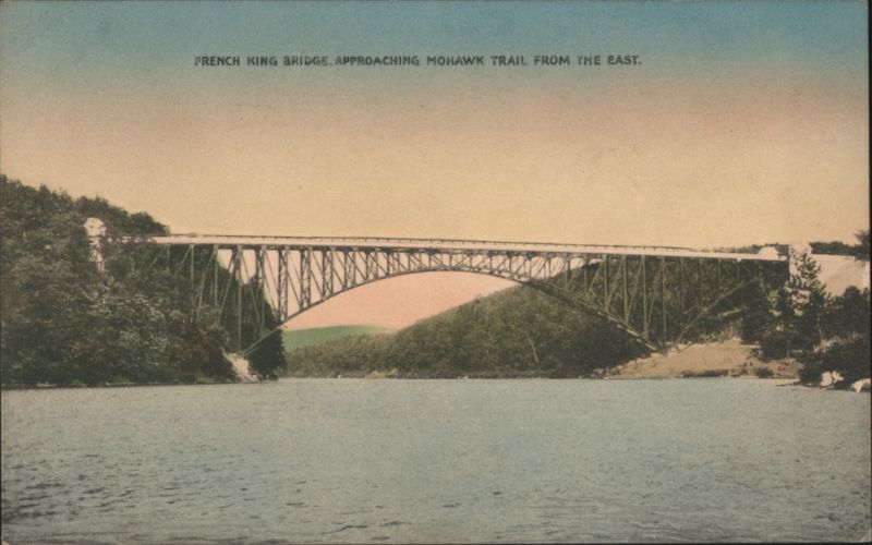 French King Bridge, Approaching Mohawk Trail from the East