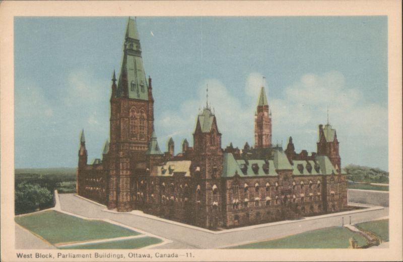 West Block, Parliament Buildings, Ottawa ON Canada