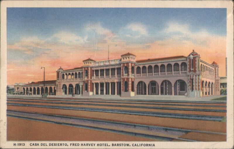Casa del Desierto, Fred Harvey Hotel Barstow California