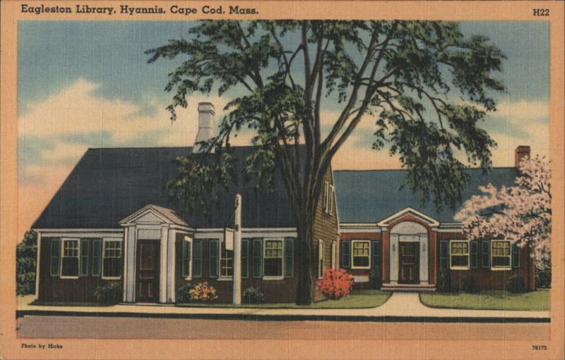 Eagleston Library, Hyannis, Cape Cod, MA Massachusetts
