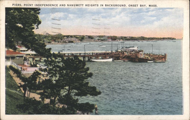 Piers, Point Independence, Nanumett Heights, Onset Bay Massachusetts