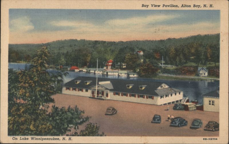 Bay View Pavilion on Lake Winnipesaukee, Alton Bay New Hampshire