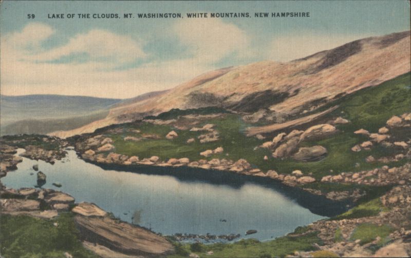 Lake of the Clouds, Mt. Washington, White Mountains New Hampshire