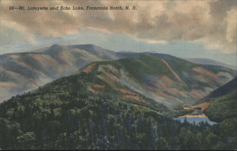 Mt. Lafayette and Echo Lake, Franconia Notch New Hampshire