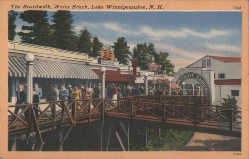 The Boardwalk, Weirs Beach, Lake Winnipesaukee New Hampshire