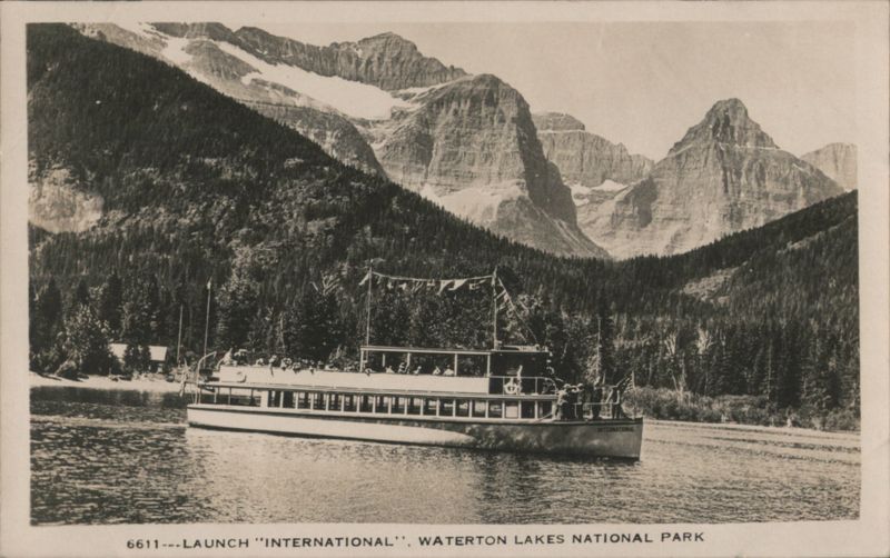 Launch 'International' Waterton Lakes National Park Canada