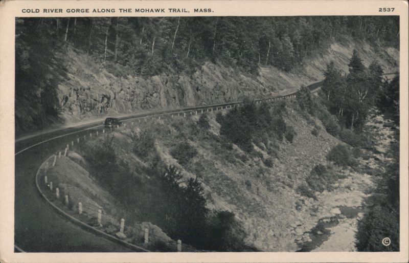 Cold River Gorge along the Mohawk Trail, MA Massachusetts