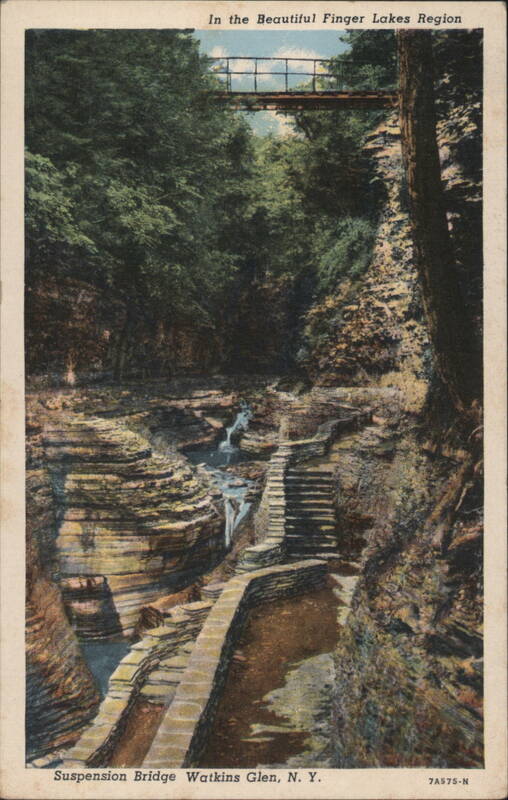 Suspension Bridge, Watkins Glen, Finger Lakes Region New York