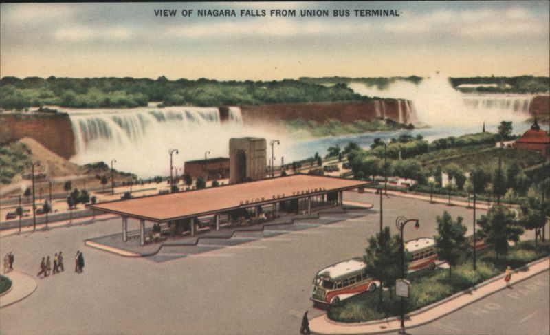 Niagara Falls from Union Bus Terminal Canada Misc. Canada