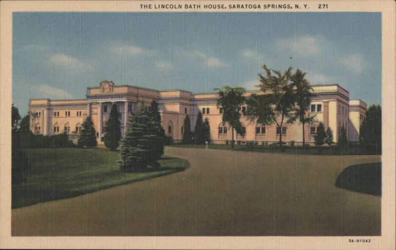 Lincoln Bath House Saratoga Springs New York
