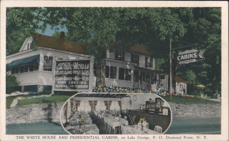 White House & Presidential Cabins, Diamond Point, NY New York