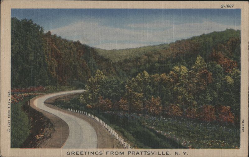 Winding Road through Valley, Prattsville, NY New York