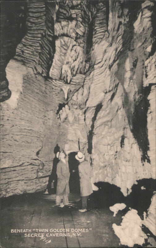 Beneath 'Twin Golden Domes' Secret Caverns, NY New York