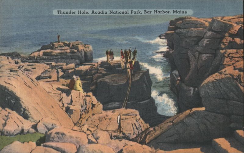 Thunder Hole, Acadia National Park Bar Harbor Maine