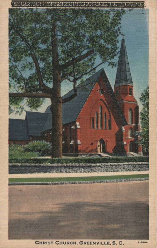 Christ Church with Steeple, Greenville South Carolina