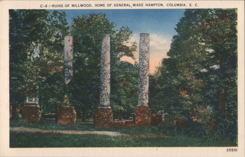 Ruins of Millwood, Home of General Wade Hampton Columbia South Carolina