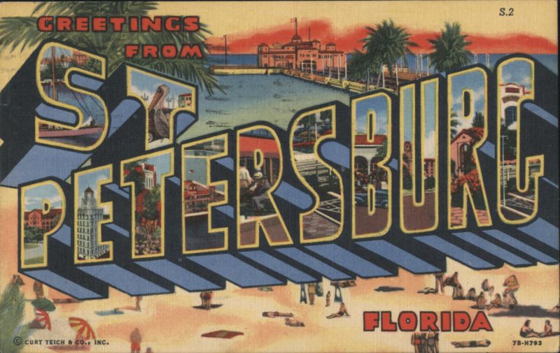 Greetings from St. Petersburg Florida