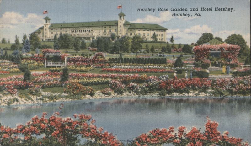 Hershey Rose Garden and Hotel Hershey Pennsylvania