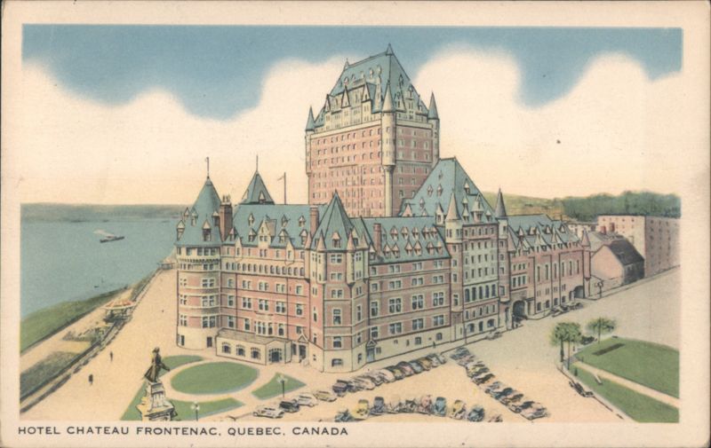 Hotel Chateau Frontenac, Quebec Canada Misc. Canada
