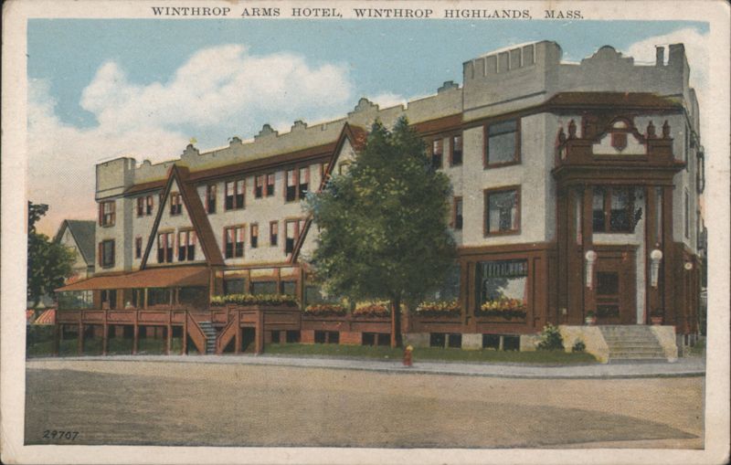 Winthrop Arms Hotel, Winthrop Highlands Massachusetts