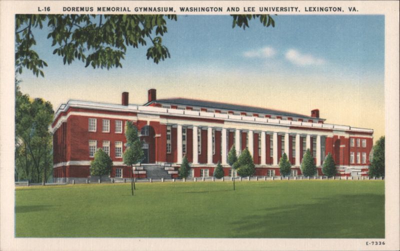Doremus Memorial Gymnasium, Washington and Lee University Lexington Virginia
