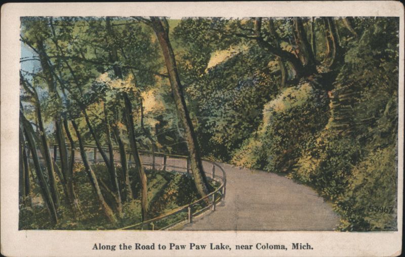 Along the Road to Paw Paw Lake, near Coloma, Mich. Michigan