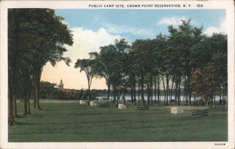 Public Camp Site, Crown Point Reservation New York