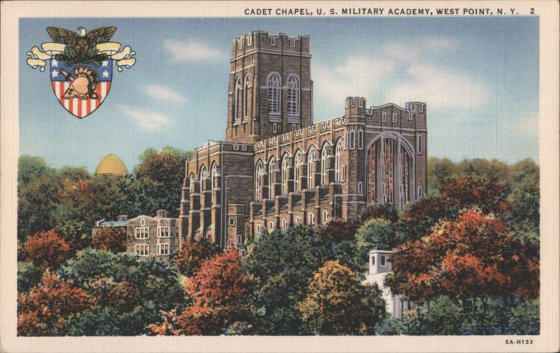 Cadet Chapel, U. S. Military Academy, West Point New York
