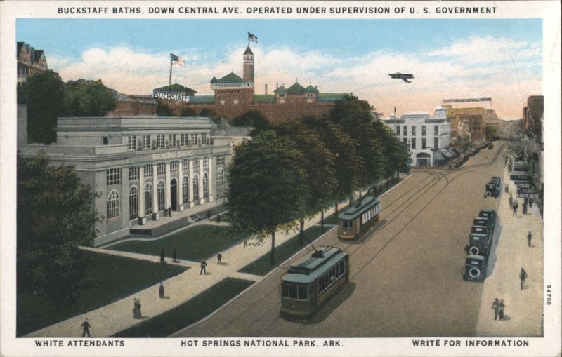 Buckstaff Baths, Central Ave, Hot Springs National Park Arkansas