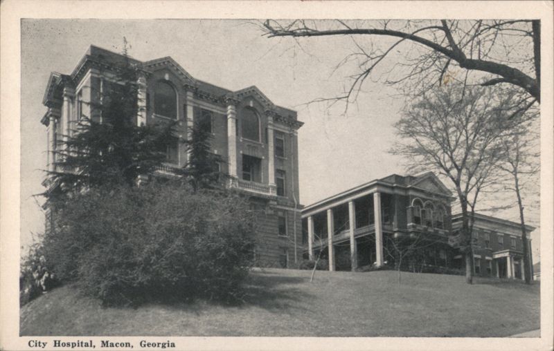City Hospital, formerly Female Academy, Macon Georgia